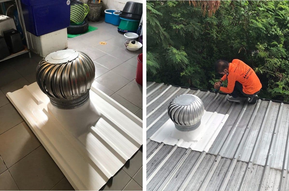 Gutter & Flashing Stainless ลูกหมุนระบายอากาศ