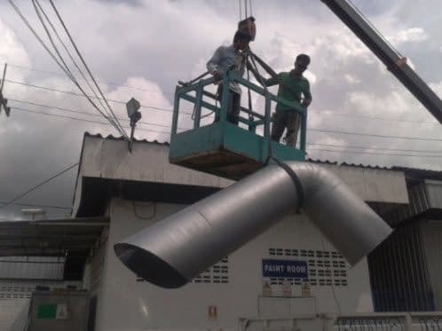 โครงการต่อขยายและซ่อมบํารุงท่อดักอากาศ - รูปที่ 1